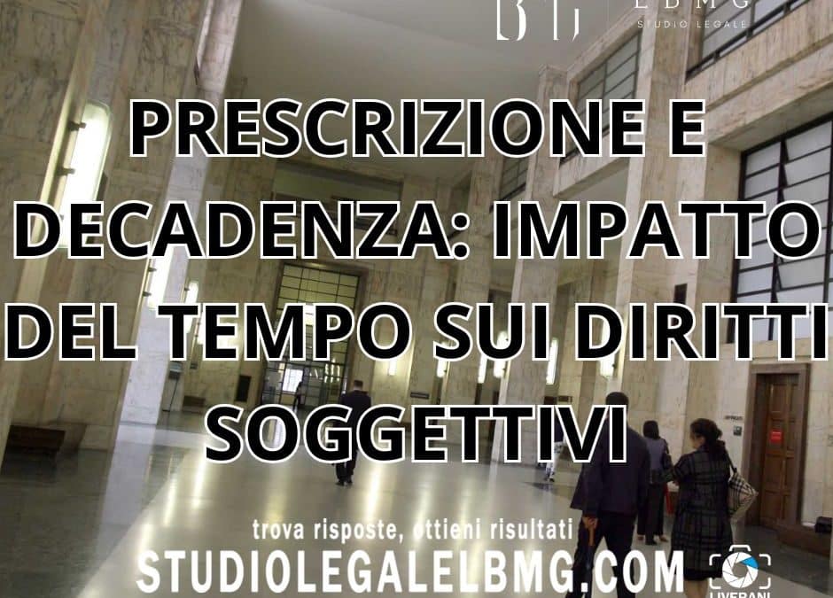 prescrizione e decadenza